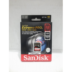SDCARD  Sandisk  32GB  EXTREEM PRO 100mbps